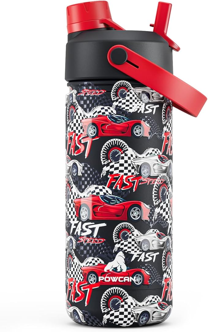18 oz Stainless Steel Water Bottle by POWCAN