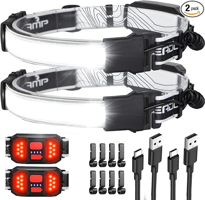 LED Headlamp Flashlight, 1000L 230° Broadbeam Headlight, USB C Rechargeable by Spriak%E5%93%81%E7%89%8C%E6%97%97%E8%88%B0%E5%BA%97