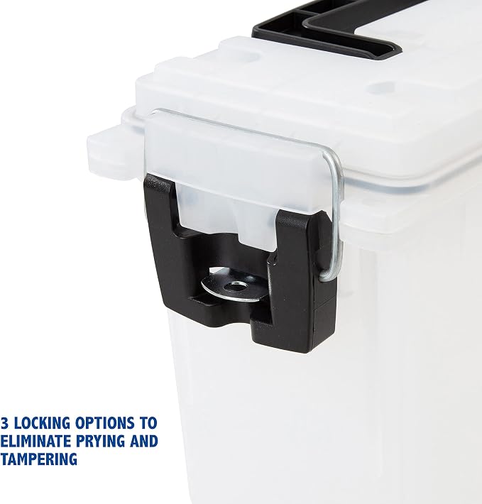 Sheffield 12635 Ammo Storage Box, Stackable .30 Cal Field Boxes, Water and Dust - Image 5