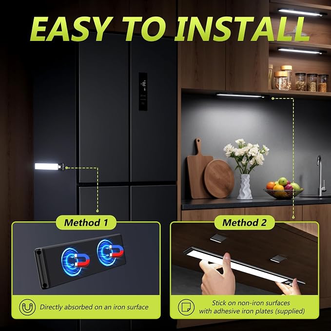 Mpotmiy 4 Pack 10" Under Cabinet Lights - Image 9