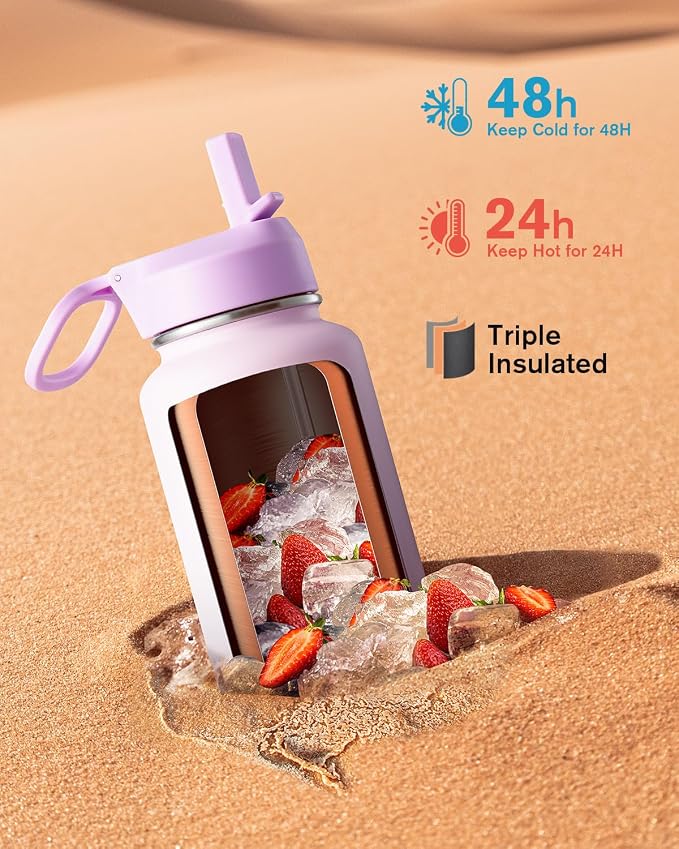 Coolflask Water Bottle 40 oz Insulated - Image 2