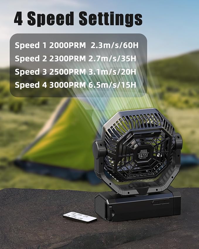 Portable Rechargeable Fan - Image 2