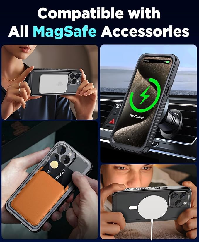 Beeasy for iPhone 15 Pro Waterproof Case - Image 5