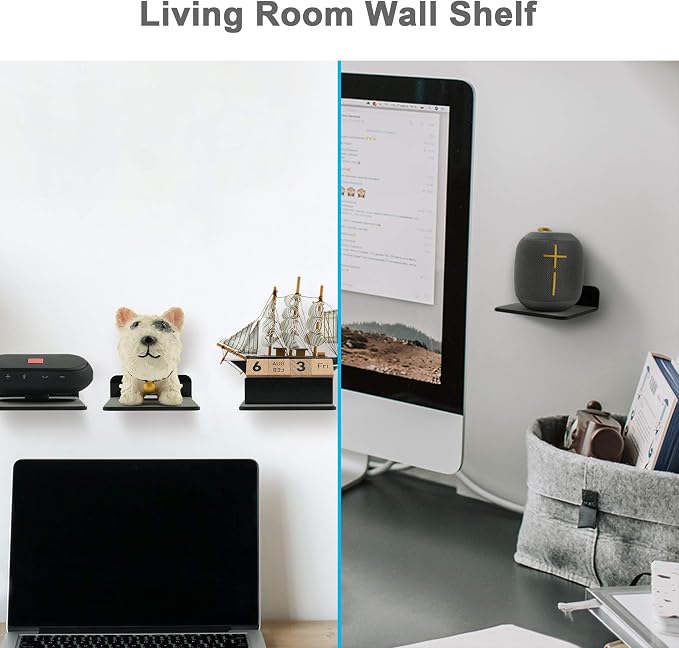 TXEsign Small Wall Shelf Speaker Stand, Mount - Image 9