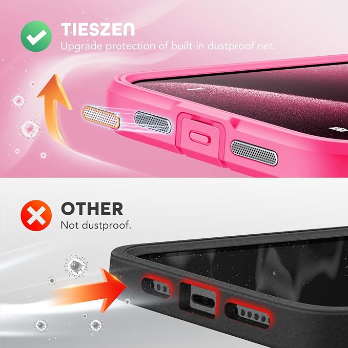 TIESZEN for iPhone 15 Pro Max Case, Compatible - Image 7