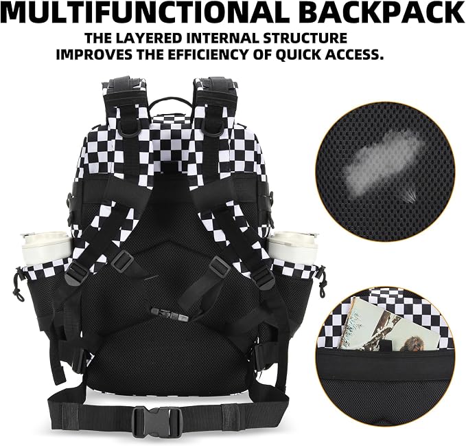 Lovelinks21 25L Tactical Military Backpack Small Travel Rucksack - Image 4