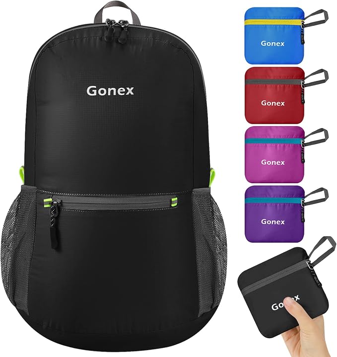Gonex Ultra Lightweight Packable Backpack 20L Daypack Handy Foldable Camping by Gonex