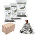 Emergency Foil Blanket, Survival Thermal Mylar Blankets Individually Packaged by MIXIAO