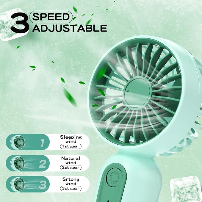 Rossesay 36 Pcs Mini Portable Fan Bulk Cute Handheld Lightweight Small Little - Image 3