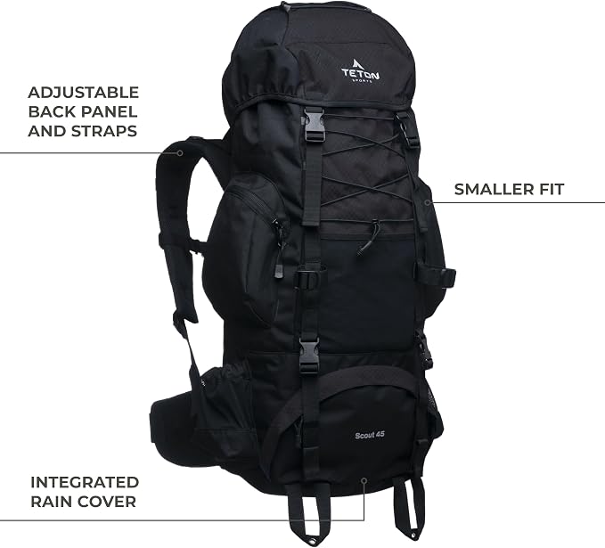 Teton 45L Scout Internal Frame Backpack - Image 2