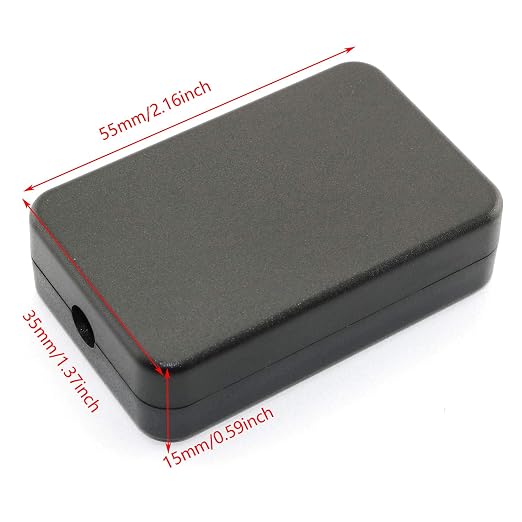 DGZZI Electrical Junction Box 4PCS Electric Plastic Black Waterproof Project - Image 3