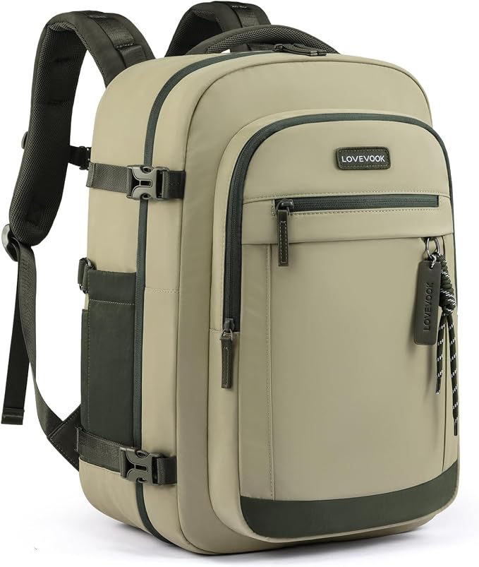 LOVEVOOK 40L Travel Backpack for Women & Men, Airline Approved Carry On Luggage by LOVEVOOK