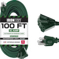 Iron Forge Cable 100ft Green Outdoor Extension Cord by IronForgeCable