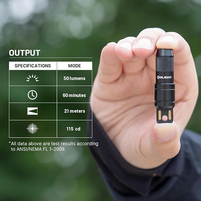 OLIGHT IMINI 2 EDC Rechargeable Keychain Flashlight, 50 Lumens Compact and - Image 8