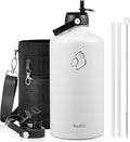 BUZIO Gallon Water Bottle Insulated, 128 oz Large Water Jug Vacuum Stainless by BUZIO
