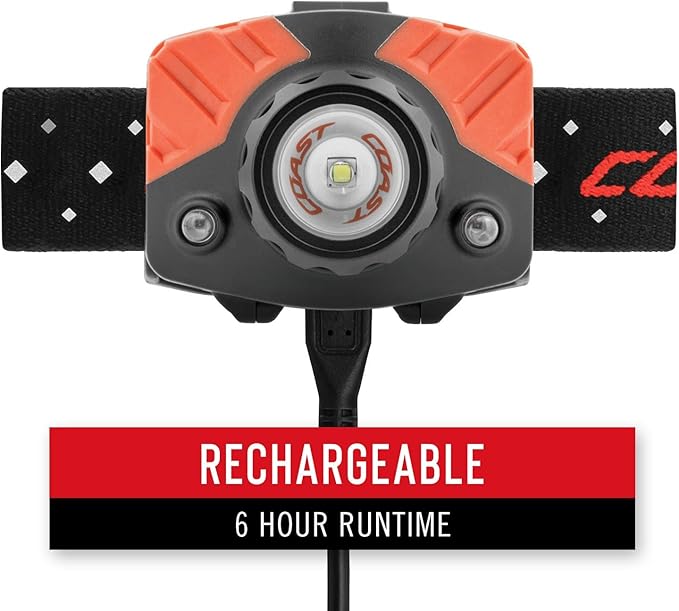 Coast - 20617 FL75R Rechargeable 530 Lumen Dual Color Focusing LED Headlamp - Image 4