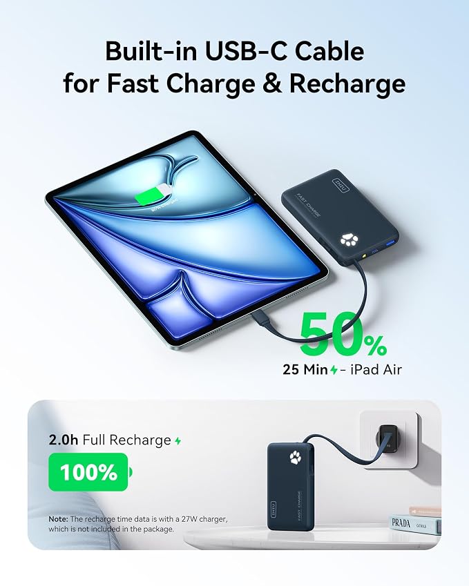 INIU Portable Charger, Slim 10000mAh Power Bank - Image 4