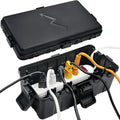 Hrensaw Medium Outdoor Electrical Box, IP54 Waterproof Extension Cord Cover w/6 by Hrensaw