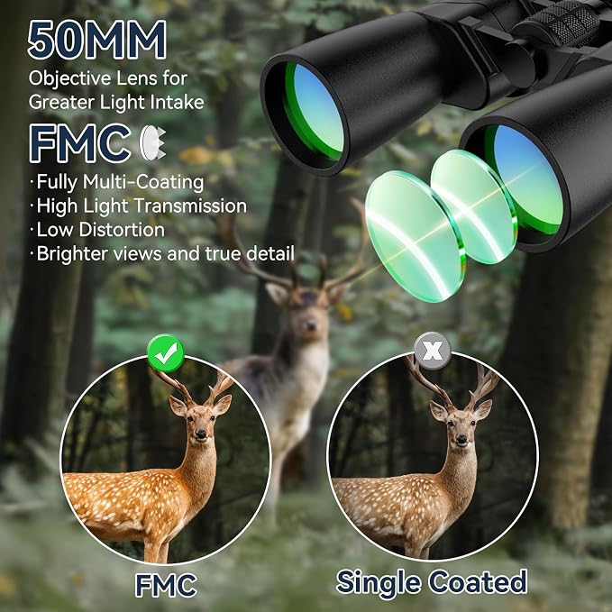10-30X50 High Powered Zoom Binoculars - Image 5