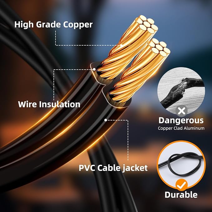 Outdoor Patio String Lights 100ft: S14 LED Shatterproof Bulbs 3 Modes Button - Image 4
