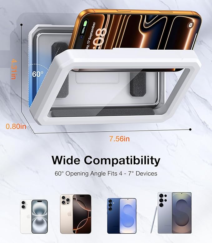Coolpow Shower Phone Holder Waterproof Phone Holder - Image 7