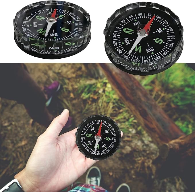 Waterproof Sighting Compasses Survival Camping Mountaineering Boating Compasses - Image 2