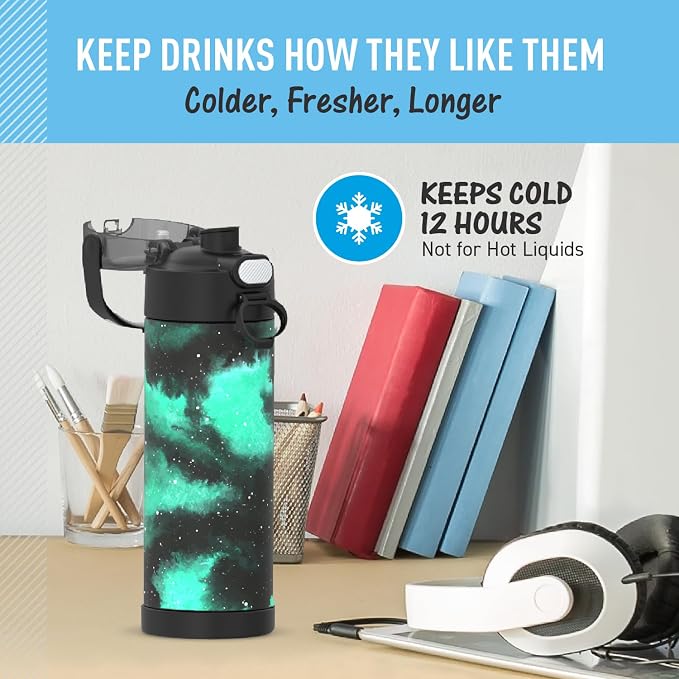 THERMOS FUNTAINER 16 Ounce Stainless Steel Vacuum Insulated Bottle - Image 5