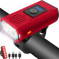 Victoper Bike Light, High Lumens Super Bright Bicycle Lite, 6+4 Modes USB by Victoper