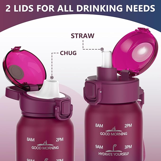 SLUXKE Insulated Water Bottle 17oz - Image 2