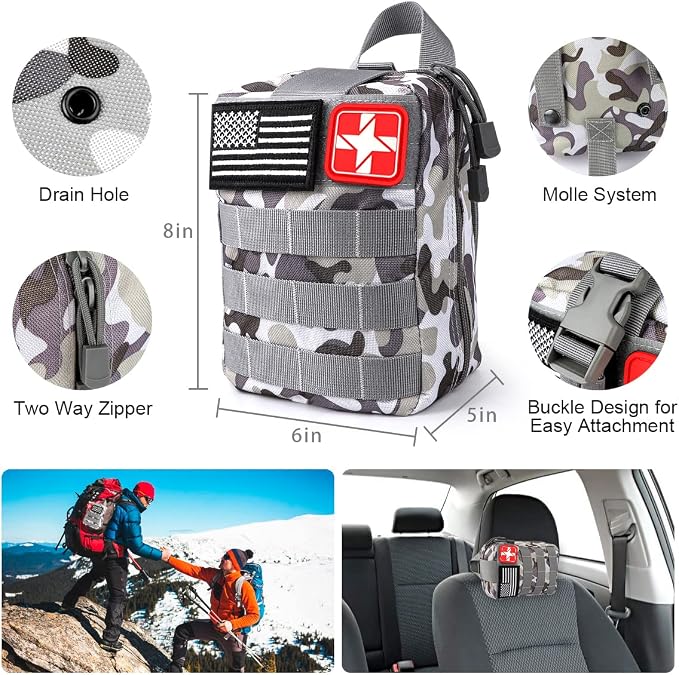 Survival Kit, Emergency Kit for Earthquake, Outdoor Adventure, Gifts for Men - Image 2