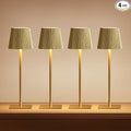 LUTEC 4 Pack Cordless Table Lamp, 6000mAh Rechargeable Battery Operated Desk by LUTEC