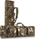 DULCE DOM 36 42 48 Inch Double Rifle Case, Tactical Soft Padded Backpack by DULCEDOM