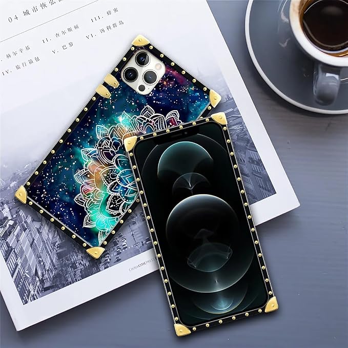 Compatible with iPhone 11 Pro Max Case, Starry Sky Colourful Mandala Luxury - Image 6