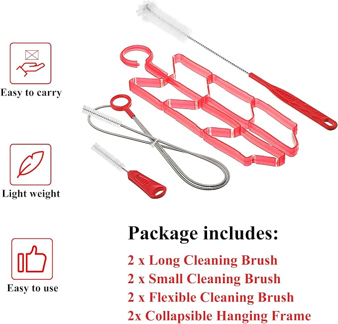 Patelai 2 Set 8 in 1 Hydration Bladder Cleaning Kit Includes 3 Different - Image 6