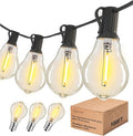 DAMAING Outdoor String Lights 100FT Patio String Lights Waterproof by Lifeisgood