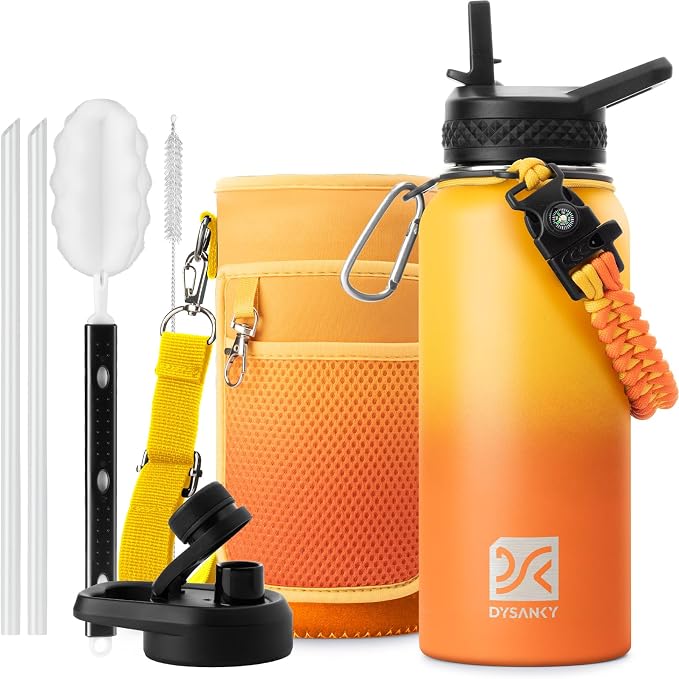 DYSANKY 32 oz Insulated Water Bottle | Upgraded Thickened Stainless Steel Water by DYSANKY