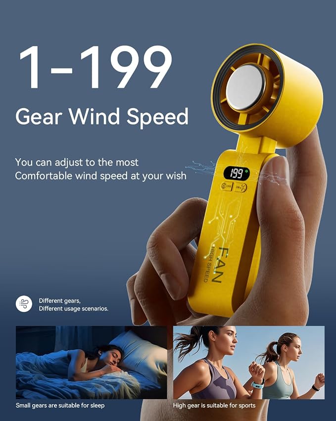2 Pack Handheld Portable Turbo Fan - Image 3