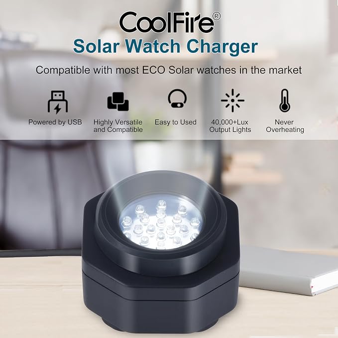 CoolFire - UV Free Solar Watch Fast Charger - Image 3