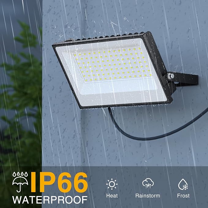 Onforu 120W Flood Lights Outdoor, 12000lm Bright LED Work Light - Image 5