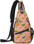 FyLybois Butterfly Sling Bag for Women Lightweight Crossbody Backpack Casual by FyLybois