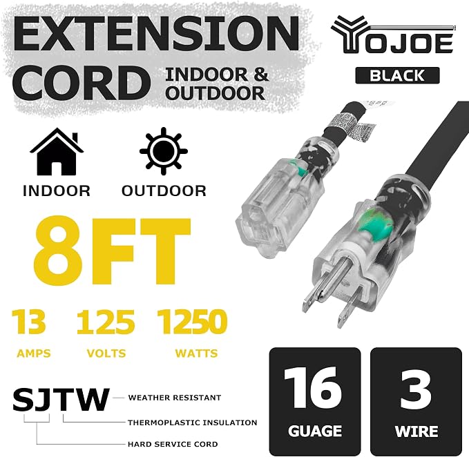 YOJOE Indoor Outdoor Extension Cord - Image 2