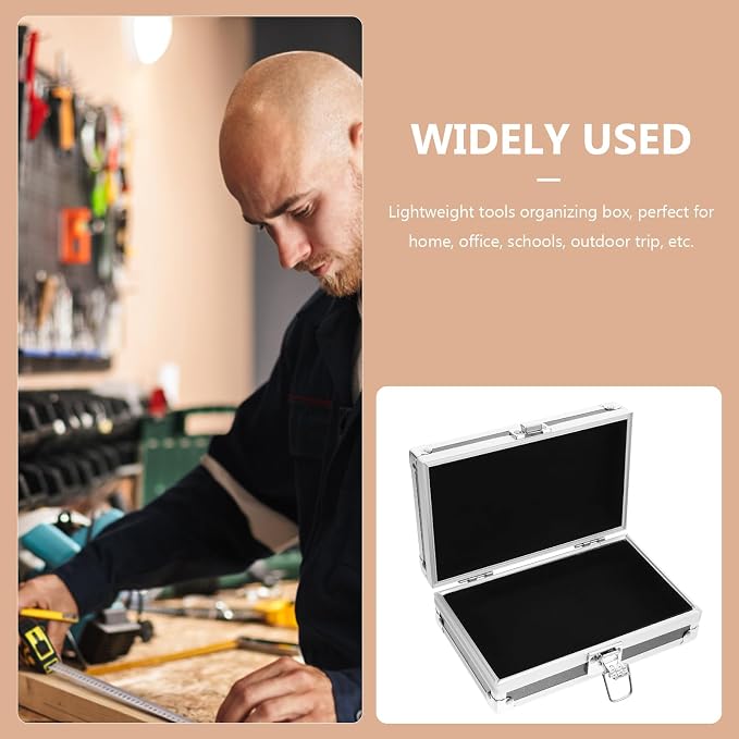 ERINGOGO Multi-Functional Aluminum Alloy Toolbox 4.3In Portable Small Tool - Image 4