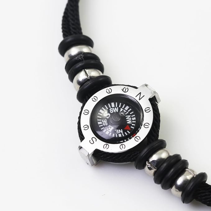 Innocence Adjustable Paracord Wrist Compass Bracelet - Image 3