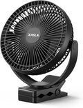 xasla 10000mAh Portable Clip on Fan, 8 inch Rechargeable Battery Operated by XASLA