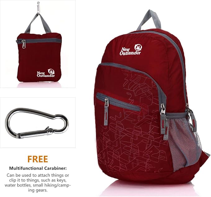 Outlander 20L/33L- Most Durable Packable Lightweight Travel Hiking Backpack - Image 2