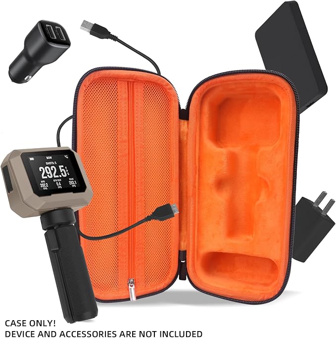 Carrying Case for Garmin Xero C1 Pro Chronograph, Inlaid Organizer - Image 2
