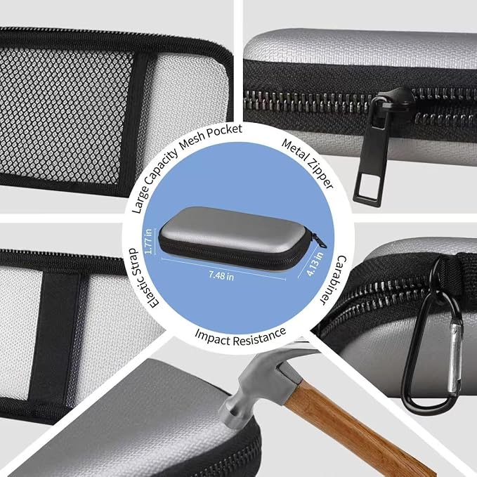6500°F Hard Fire-Resistant Power Bank Case, Waterproof Electronic Organizer - Image 4