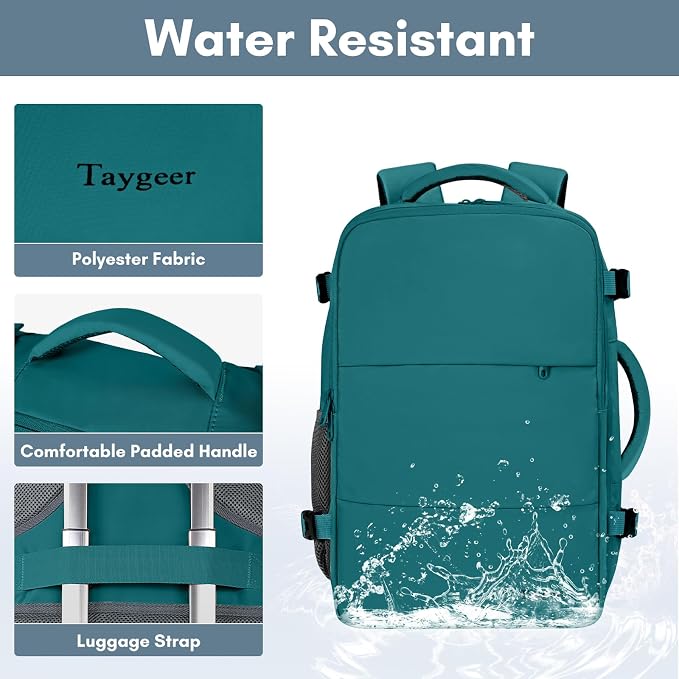 Taygeer Laptop Backpack, Airline Approved Carry On - Image 7