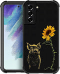 for Samsung Galaxy S22 Case, Pig Sunflower Yellow Sunshine Pattern Graphic by FKBRCL4U