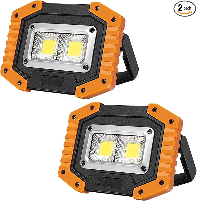 OTYTY LED Work Light Rechargeable, 30W 1500LM Battery Powered Portable Flood by OTYTY